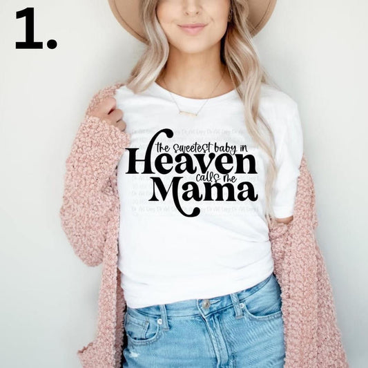 Sweetest baby in Heaven calls me mama